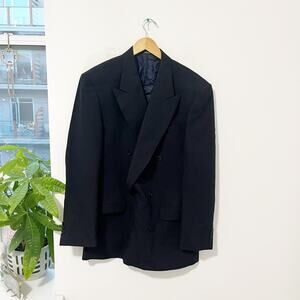 Missoni Uomo Men's Black Wool Suit Jacket Size 41